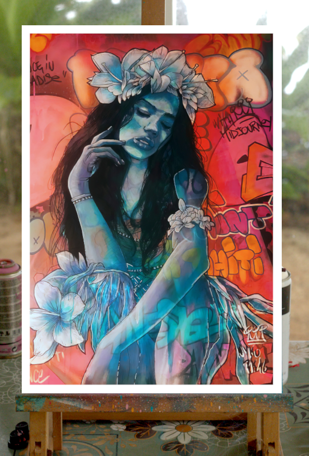 BLUE POETOA (A2 42x59,7cm)