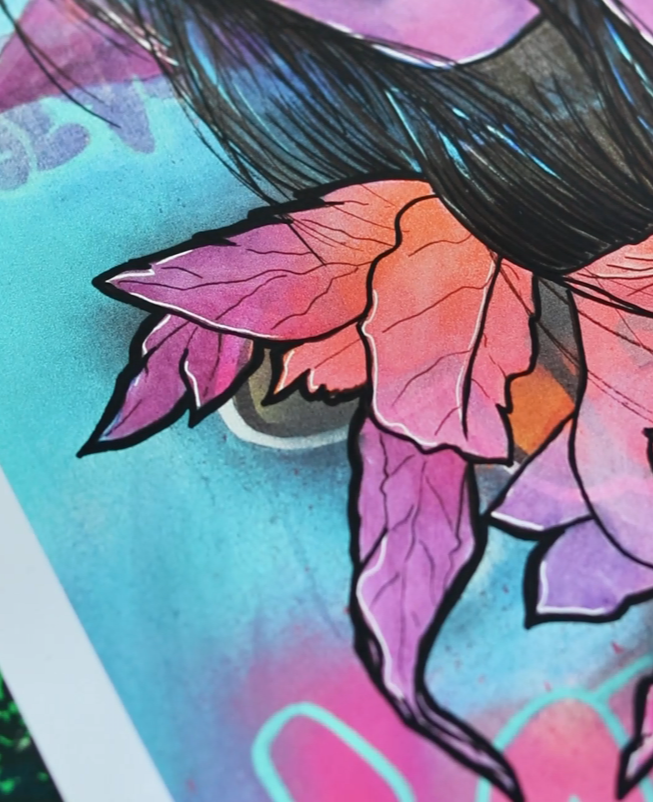 PURPLE 3 VAHINES (A2 42x59,7cm)