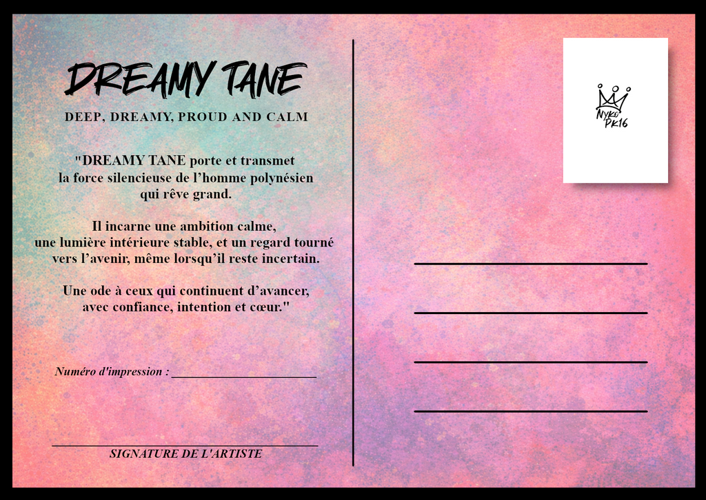 "DREAMY TANE " - A6 (10,5 x 14,8 cm)
