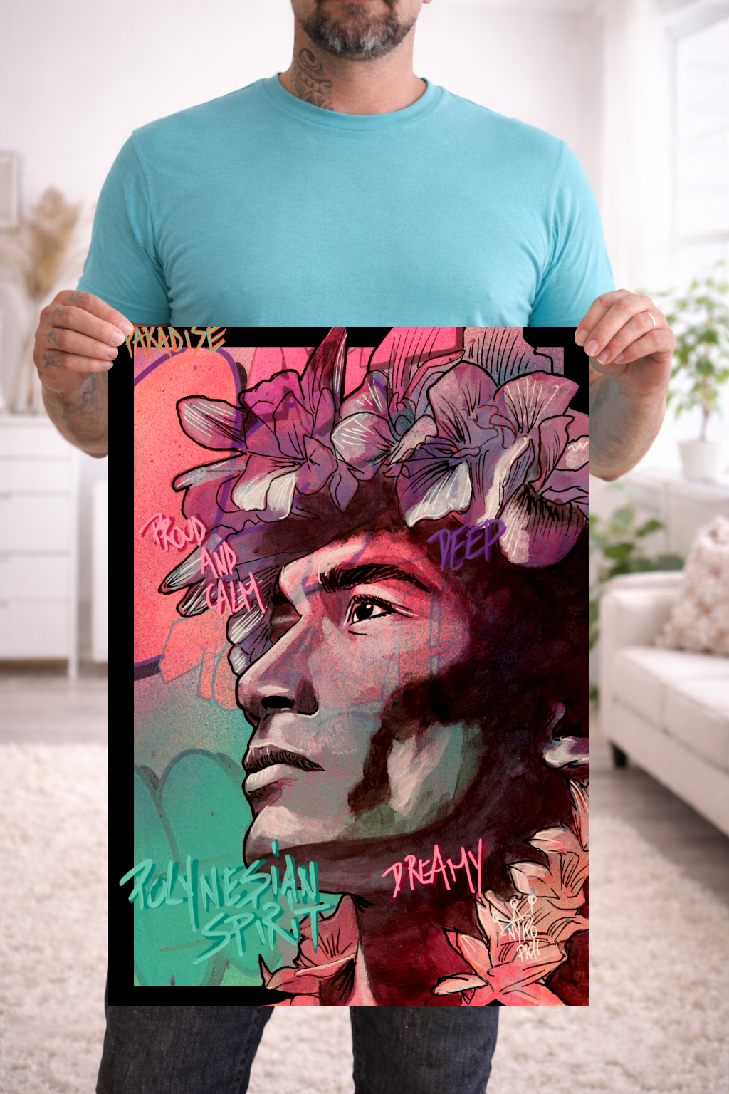 "DREAMY TANE" - A2 (42 x 59.4  cm)