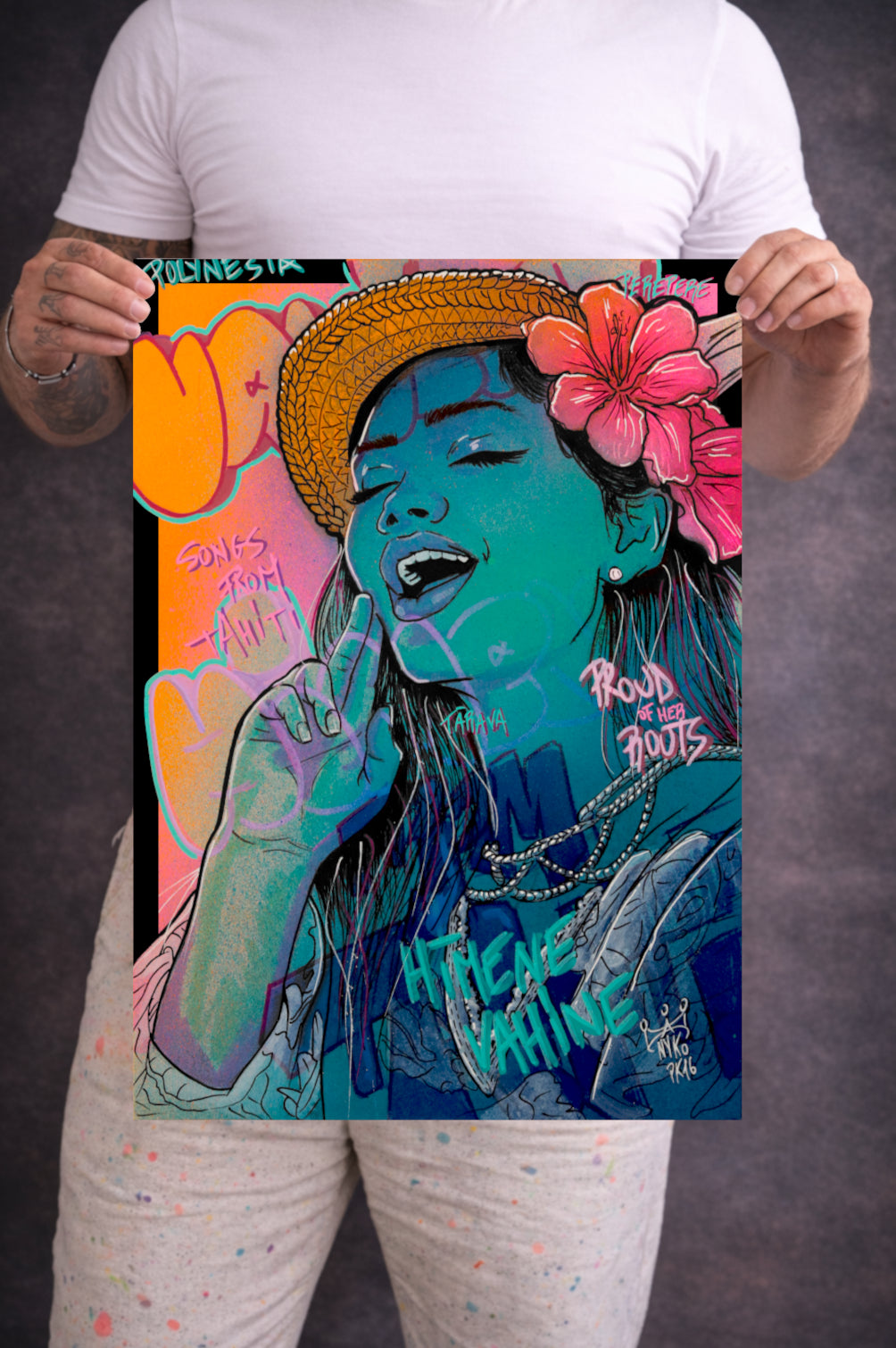 "HIMENE VAHINE" -  A2 (42 x 59.4  cm)