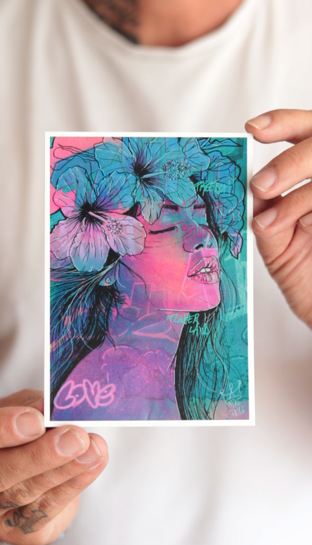"PINK LOVE" - A6 (10,5 x 14,8 cm)