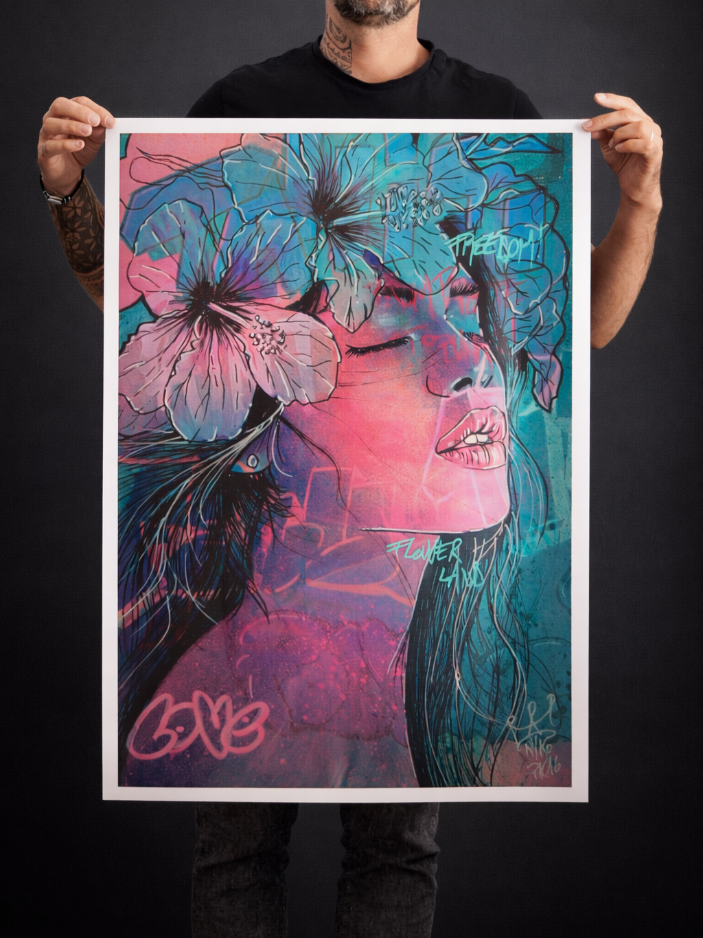 "PINK LOVE PREMIUM" - A1 ( 59,4 x 84cm)