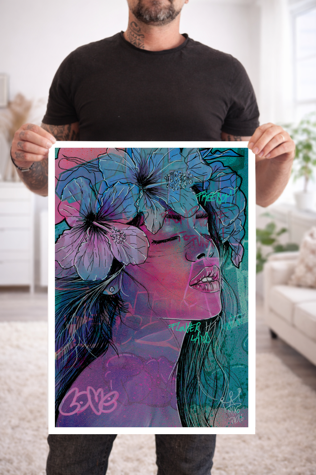 "PINK LOVE" - A2 (42x59,7cm)